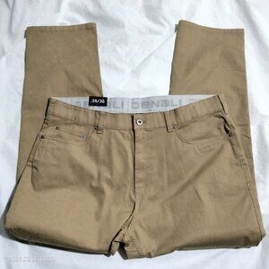 NWT Denali Men's Stretch Chino Pants 38x30 Desert Camel Tan